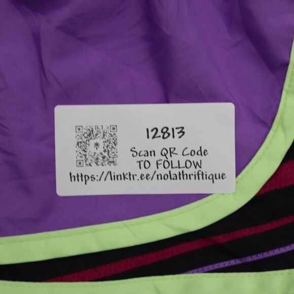 Nike Shorts Womens M Purple Dri Fit Dolphin Style Active Work Out Fitness Bottom - Picture 16 of 16